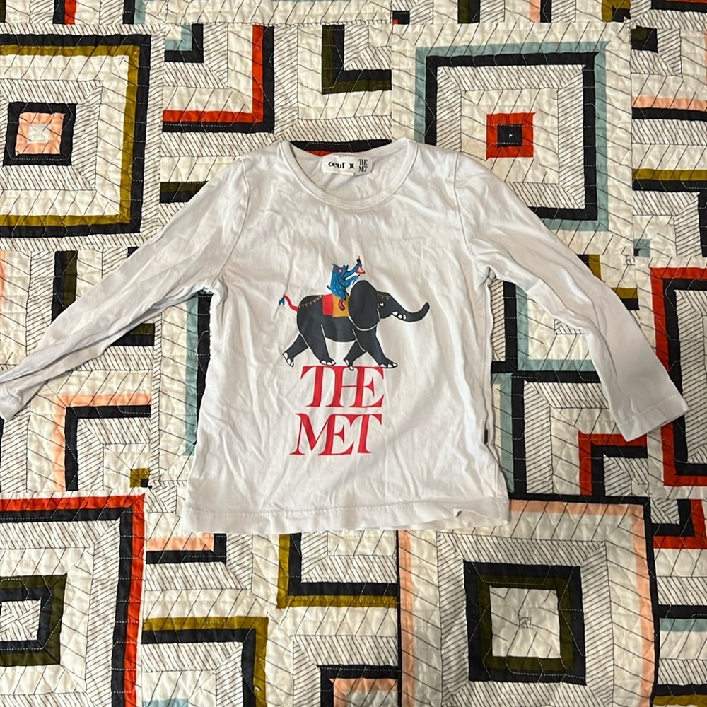 Oeuf The Met Shirt Size 2Y
